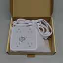 Surge Protector Power Strip, TESSAN Flat Plug Extension Cord with Multiple Outlets, 8 AC Outlets, 3 USB Ports(2 USB C), 5 Ft, 900 Joules Protection, 3-Sided Charging Station for Home Office Dorm Room