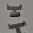 NearMoon Bath Double Towel Hook- SUS304 Stainless Steel Square Robe Towel Holder, Heavy Duty Rustproof Double Coat Hook for Bathroom Livingroom Kitchen Wall Mounted, 2 Pack (Brushed Nickel)