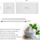 4PCS Water Absorbing Stone Tray for Sink, Fast Drying Stone Sink Tray, Water Absorbent Diatomite Trays, Diatomaceous Coaster, Stones Drying Trays for Bathroom Sinks and Kitchen Counter