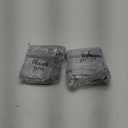 Sieral 50 Pcs Thank You Satin Gift Bags with Drawstring Jewelry Candy Bags for Wedding Bridal Shower Gift Wrap Bags for Birthday Party Anniversary Favor(Silver,4 x 6 Inch)