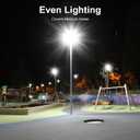 loyoele Large Solar Street Light, Led Flood Lights Outdoor, Waterproof, XXL-12000-2 Pack