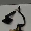 Veise Fingerprint Door Lock Set, Keyless Entry Door Lock, Front Handle Set, Electronic Keypad Deadbolt with Lever Handle, 2 Keys, Auto-Locking, One-time Codes, Easy to Install, Matte Black