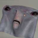 3D Realistic Alien Mask Alien Latex Full Head Masks UFO Prank Costume Mask for Adult Halloween Cosplay Party Props Scary Party Decoration Novelty Mask