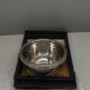 Elevated Dog Bowls for Large Dogs, Raised Dog Bowl Stand with Two X-Large Stainless Steel Bowls for Dogs, 3.5L Capacity, Rustic Brown