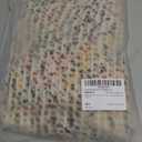 GORGLITTER Women's Plus Size Colorblock Crochet Sweater Cropped Hollow Out Long Sleeve Fall Trendy Fall Top