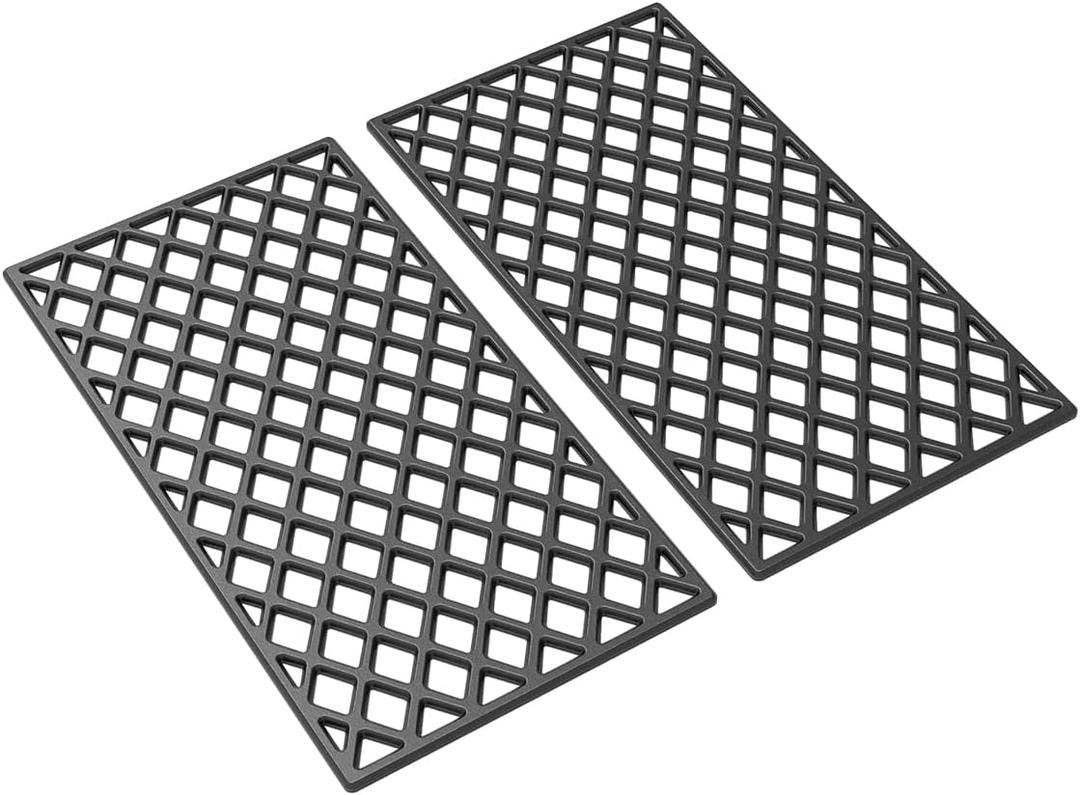 SafBbcue BAC366 Grill Grates Replacement for Traeger Grill Grate Pro 22, 575 Series Ironwood 650, 885, Lil' Tex Elite, Lil' Tex Pro, Pellet Grill Parts, Camp Chef PG24MZG Grate