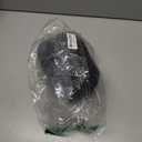 MLVOC Travel Pillow 100% Pure Memory Foam Neck Pillow, Comfortable & Breathable Cover, Machine Washable, Airplane Travel Kit with 3D Contoured Eye Masks, Earplugs, and Luxury Bag, Standard (Black)