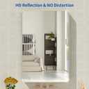 WEER Bathroom Vanity Mirror Brushed Nickel 20X30 Inch