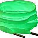 Loop King Laces 1 Pair Luxury Glow in the Dark Shoe Laces with Gold Tips