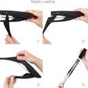 Amazon Basics Effortless Handheld Plier Stapler, 25 Sheet Capacity, Heavy Duty, Black