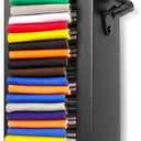 CRAKTH Metal Can Cooler Holder with Bottle Opener Wall Mount Compatible with Standard Can Cooler, Beer Sleeves Organizer and Dispenser, 12", Gifts for Dad