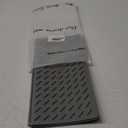 Silicone Dish Drying Mat for Kitchen Counter, Collapsible Trifold Large Dish Drainer Mat, Drying Mat with Hook, 24x16In Non-Slip Silicone Sink Mat, Easy to Clean (Gray)