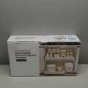 2 Pack Pull Out Cabinet Organizer Expandable, 21"Deep Slide Out Drawer for Cabinets Adhesive Pull Out Drawers Heavy Duty Pull Out Shelves for Kitchen, Cupboard, Pantry, Bathroom(White)