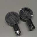 Toothbrush Holders Wall Mounted for Bathrooms, Suction Cup Electric Tooth Brush and Toothpaste Organizer Razor Holder for Shower, Countertop, Vanity, Gray (Grey)