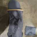 Lonbet - Grey Circular Laundry Baskets with Lid & and Inner Bag - XL 100 Litres - Large Washing Baskets for Laundry with Handles - Laundry Baskets for Bedrooms - Bamboo Bathroom Bin