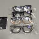 CCVOO Stylish Reading Glasses for Women, Stylish Eyeglasses, Blue Light Readers, Cheaters, +1.25