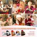 LED Beanie with Light for Adults, USB Rechargeable Headlamp Cap Unisex Winter Warm Knit Night Light Hat for Camping Running