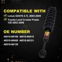 48510-69195 48510-69415 Front Shocks Struts Absorber Compatible with Lexus GX470 4.7L 2003-09, Fits For Toyota Land Cruiser Prado 120 2002-09 48510-69495, 48510-60121, 48510-60120
