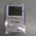 NEWCARE HDMI Splitter 1 in 4 Out Support Duplicate/Mirror 1 Source Screen to 4 HDM-I Display Devices(Not Extend), 4 Port Hdmi Splitters for 3D,1080P, UHD TV(Not Include HDMI Cable)