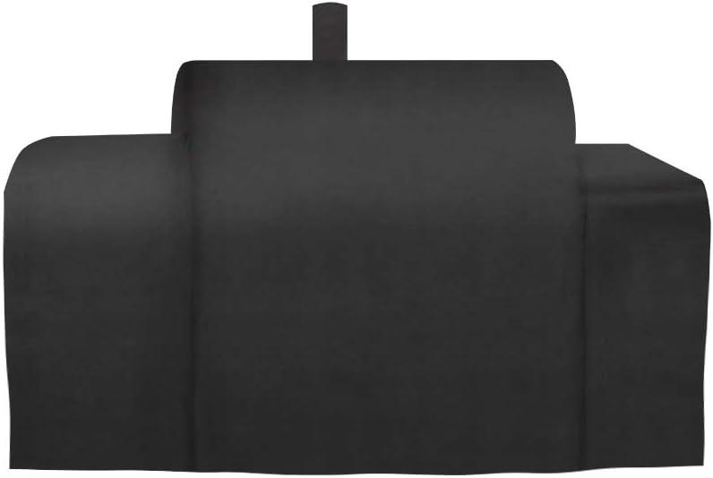 Stanbroil Grill Cover Replacement for Oklahoma Joe's 8899576 Longhorn Grill Combo, Outdoor Charcoal/Smoker/Gas Combo Grill Cover, Offset Smoker Cover, All Weather Protection, Black