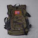 Maelstrom Hydration Hiking Backpack with 2L/3L Water Bladder, High Flow Bite Valve Camping Daypack Lightweight (4.Khaki)