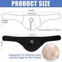 Paterr 8 Pcs Ostomy Belt Bag Cover with Adjustable Elastic Ostomy Support Belt and Inner Pocket to Hold Pouch Support for Men Women Sport and Swimming