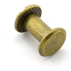 60 Sets Bronze Chicago Screws 3/8 Inches Screw Posts Metal Accessories Nail Rivet Chicago Button for DIY Leather Decoration Document Book Album Bookbinding Round Flat Head Stud Screw M5x10 60 Sets Bronze Chicago Screws 3/8 Inches Screw Posts Metal Accessories Nail Rivet Chicago Button for DIY Leather Decoration Document Book Album Bookbinding Round Flat Head Stud Screw M5x10