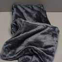 PAVILIA Dark Gray Throw Pillow Covers 20x20 Set of 2, Decorative Pillow Cases for Bed Sofa Couch, Boho Aesthetic Accent Decor Cushion for Bedroom Living Room, Velvet Square Euro Sham Covers, Dark Grey