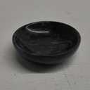 4.72 Inch Small Decorative Bowls, Natural Marble Decorative Bowls for Home Decor, Key Bowl, Coffee Tables Centerpiece, Soap Serving Bowl, Incense Burner, Smudge Bowl (Natural Black)