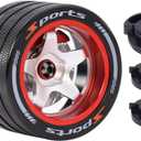 Aluminum RC Hand Wheel Remote Control Steering Wheel Replacement Accessory RC Handwheel for Spektrum Futaba Flysky SANWA NB4 7PX X9 Transmitter Upgrade Accessories