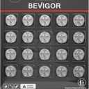 BEVIGOR 2032 Battery CR2032 Lithium 3V Coin Battery 20 Pack Compatible with AirTag for Child Safety, Suitable for Key Fobs, Smart Sensors, Scales, Candles and More