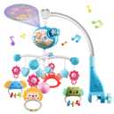 nicknack Baby Mobile for Crib Toys with Music and Lights, Baby Crib Mobile for Infants 0-6 Months