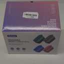 DaCool Bento Box Adults Lunch Container - 74 OZ Stackable Leakproof Bento Lunch Box for Adults Men Boys Teens Large Lunch Box Containers with Fork Spoon Sauce Boxes for Work School Dining Out, Blue (5-Blue)