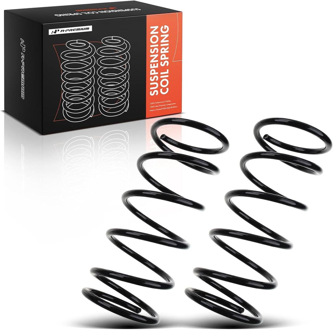 A-Premium 2-Pack Rear Suspension Coil Spring Set Compatible with Nissan | for Pathfinder 2000 2001 2002 2003 2004, Driver and Passenger Side, Replace# 550202W601, 550204W900