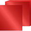 15 Sheets Red Metallic Cardstock - 12" x 12", 92lb/250gsm Thick Paper Foil Cardstock Shiny Mirror Paper Glitter for Crafts, Scrapbook, Card Making, Invitations, Party Decoration (Red)