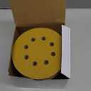 5-Inch 8-Hole Hook and Loop Sanding Discs 80-Grit Random Orbit Sandpaper, 100-Pack