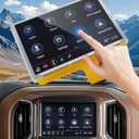 8" Touch Screen with LCD Digitizer Navigation Radio Replacement for Chevy GMC 2014-2018 Silverado Sierra, 2015-2019 Tahoe Yukon Suburban Colorado Canyon, 2017-2019 Acadia Terrain Replace # DJ080PA-01A (Silvery)