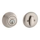 Kwikset 660 Series Single Cylinder Deadbolt Satin Nickel