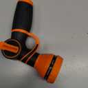 Giraffe Tools Garden Hose 25FT Lightweight Lay Flat Water Hose Kink Free Flexible Hose with 9 Spray Function Nozzle Black