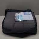 Topcee Weighted Blanket (20lbs 60"x80" Queen Size) Cooling Breathable Heavy Blanket Microfiber Material with Glass Beads Big Blanket for Adult All-Season Summer Fall Winter Soft Thick Comfort (00-dark Grey)