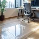 Chair Mat for Hardwood Floor, 1/5" Thick 48x36 inches Floor Mat Protector for Office Chair, Clear Thicken Pattern Rectangle Floors Protector