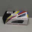 Zpana Car Shark Fin Antenna Cover, Vehicle Top Roof Aerial AM FM Signal Base with Adhesive Tape, Automotive Roof Mount Decorative Antenna Cap Replacement, Universal for Sedan Truck SUV (Black)