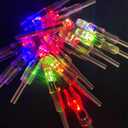 Bgary Lighted Nocks .204'' .244'' ID Led Archery Arrows Nocks 6Pcs for Hunting Shooting Practice (.204''/5.3mm Green)
