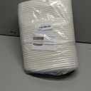 JMvicyroam 65L Extra Large Blanket Basket for Living Room - Woven Cotton Rope Laundry Hamper with Reinforced Handles - Storage Bin for Pillows, Comforters & Toys - Machine Washable, White