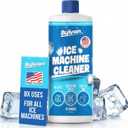 Sylvan Ice Machine Cleaner and Descaler | 16 oz | Free Cloth | Made in USA | Nickel Safe Ice Maker Cleaner and Descaler | Universal Compatibility for Commercial & Residential Ice Makers