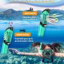 Snorkeling Gear for Adults, 4 in 1 Adult Snorkel Set with Panoramic View Snorkel Mask, Dry Top Snorkel, Adjustable Short Fins and Travel Bag, Snorkel Set with Fins for Snorkeling Diving