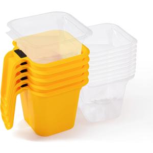 Voomey 15Pc Paint Holds 16 oz. of Paint or Stain, Paint Cup, Paint Pail Liner, Trim Painting Tool, for Finishing Work and Repairs