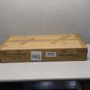 Lkeiyay Wooden 4 Cube Open Bookcase,2 Tier Mid-Century Bookshelf with Legs, Modern Storage Display Cabinet Organizer Bookshelves for Bedroom,Living Room,Office (Grey)