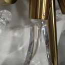 Acrylic Antler Chandelier Ceiling Light Fixtures, Deer Antler Chandelier Lighting, Resin Antlers Pendant Light for Dining Room, Living Room, Bedroom, Kitchen, Cabin, Farmhouse 32.3" 9 Lights (Gold)