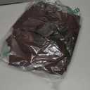 OYOANGLE Men's Pleated High Waist Wide Leg Pants Loose Fit Casual Pants with Pocket, Medium